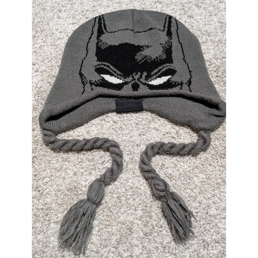 DC Comics Batman Dark Knight Black Knit Superhero Beanie One Size